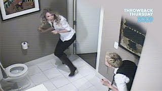 #TBT Ellen Scares Taylor Swift in the Bathroom