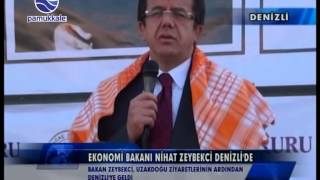 EKONOMİ BAKANI NİHAT ZEYBEKCİ BEYAĞAÇ'TA