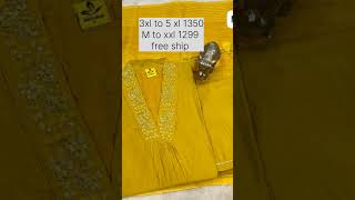 *Premium maslin kurti with pant and dupatta