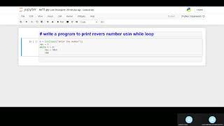 How to Reverse Number in Python using while loop
