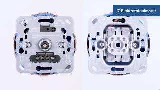 Gira dimmer met pulsdrukker in een hotelschakeling aansluiten | How-to met Elektrototaalmarkt.nl