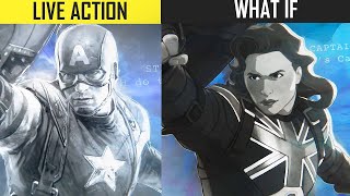 What If Marvel Studios Intro Vs Live Action | Side By Side Comparison