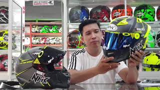 HELM NHK HAWK RX9 DAN TERMINATOR TT WOW MOTIF SAMA BEDA KELAS 😱💥