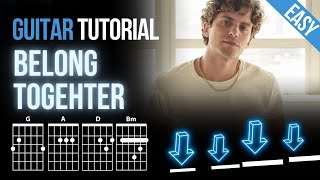 Belong Together - Mark Ambor  | Guitar Tutorial  EASY