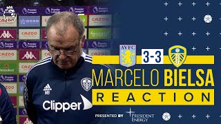 “We deserved the draw” | Marcelo Bielsa | Aston Villa 3-3 Leeds United | Premier League