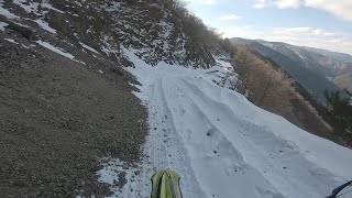 キャンプ道具積んでの雪山ツーリングが過酷やった【KLX125\u0026WR250\u0026SEROW250】