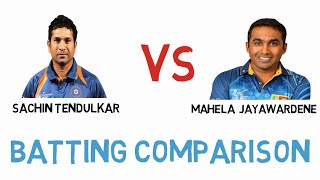 Sachin Tendulkar VS Mahela Jayawardene  Batting Comparison 2020 (ODI, Test and T20)