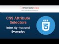 CSS Attribute Selectors