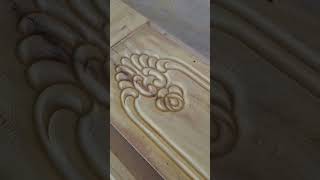 Door made of very solid wood. cnc design #short #shorts #shortvideo
