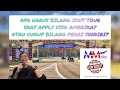 Apa harus bilang ikut Tour saat apply Visa Amerika? atau cukup bilaang pergi sendiri?