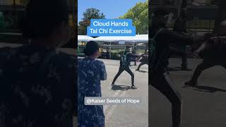 Cloud Hands - Tai Chi Practice At Kaiser Seeds Of Hope Event - Chris Shelton Qigong #shorts
