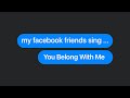 Taylor Swift - You Belong With Me [FULL COVER | i let my facebook friends sing #2]