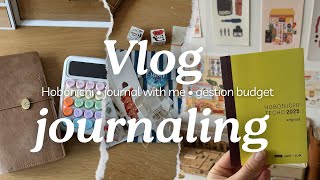 📔 Vlog journaling : hobonichi \u0026 gestion du budget 🤓