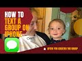 Teach Mom How to Text a Group on iPhone After Already Creating the Group