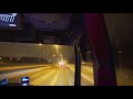 sweden bus night ride flygbussarna from arlanda airport terminal 5 to stockholm city