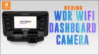 REXING V2 Uber Dash Cam Dual Channel with WDR WiFi 2160p Dashboard Camera