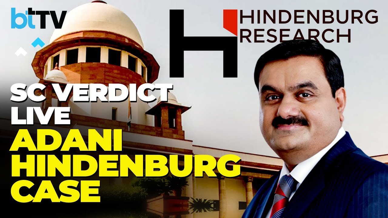 Adani-Hindenburg Verdict Today. Supreme Court Pronounces Verdict - YouTube