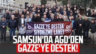 Samsun'da AGD'den Gazze'ye destek!