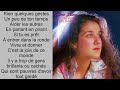 céline dion vivre et donner paroles lyrics