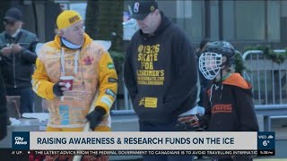 Alzheimer's awareness and research funding hits the ice