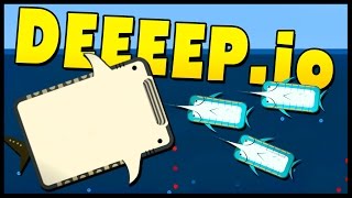 Deeeep.io - WHALE SHARK vs PACK OF MARLIN! - Deeeep.io Gameplay