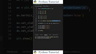 Creating 3D Bar Chart With Matplotlib | Python Tutorial