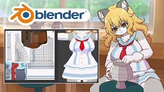 #39【Blender】Newモデル作ります_テクスチャ作業_体のベース＆シャドウテクスチャ