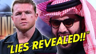 BUSTED! TURKI ALASHIEK ADMITS LYING! CANELO ALVAREZ AND TERENCE CRAWFORD MEDIA PLOY EXPOSES BUSINESS