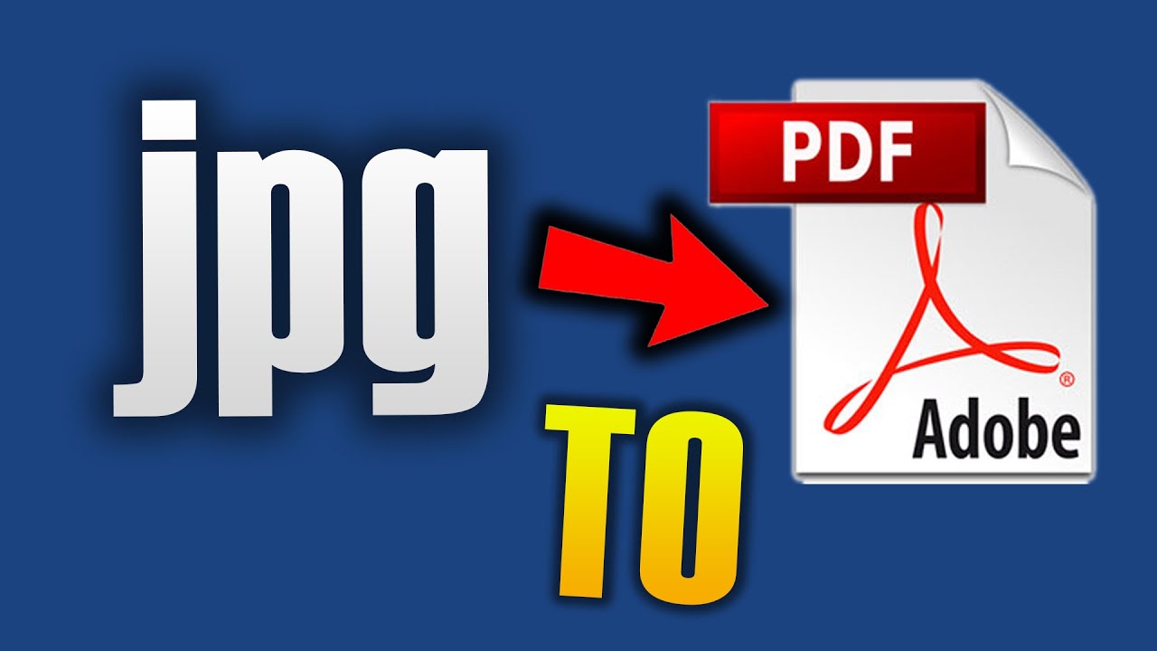 HOW TO CONVERT JPG TO PDF - YouTube