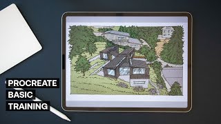 Intro to Sketching on the iPad for Architects - Beginner Procreate Guide