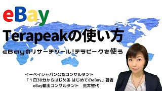 eBayのリサーチツール！テラピークの使い方