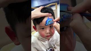 Transform Your Kid's Face into a Dolphin! | Easy Face Painting for Beginners#facepaint #bodyarts
