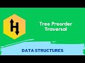 HackerRank Tree: Preorder Traversal problem solution in Python Programming | Data Structures