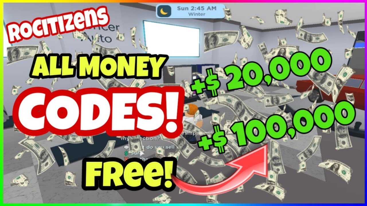 ALL NEW *FREE MONEY* CODES In ROCITIZENS 2020! New Summer Update ...