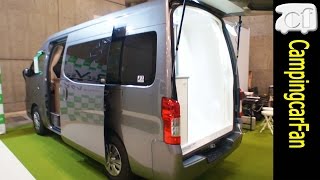 【キャラバンイゾラ：レクビィ】シャワールームがあるふたり旅用キャラバンバンコンキャンピングカー　Japanese campervan campingcar