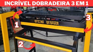 Como Fazer uma Dobradeira de Chapas Manual 3/3 - DIY Sheet Metal Bender