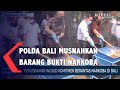 Polda Bali Musnahkan Barang Bukti Narkoba