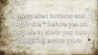 Simple Program using Apple Script Editor