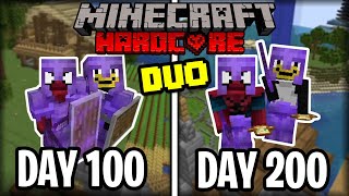 We Survived 200 Days in HARDCORE Minecraft...