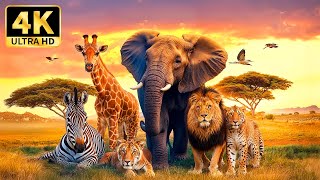 African Wildlife 4K🌿Explore The Magnificent Wildlife Kingdom with Soothing Relaxing Music