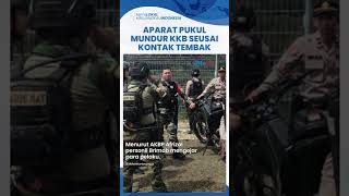Aparat TNI-Polri Pukul Mundur KKB seusai Kontak Tembak Pecah di Pos Brimob Damai Cartenz Intan Jaya