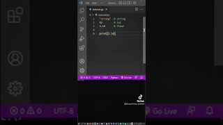 Python in 1 minute - Data Types