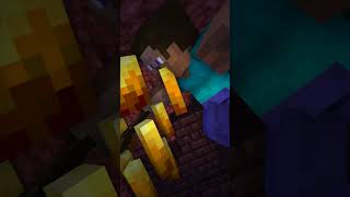 ブレイズ狩り　パルクール！/ He takes down Blaze in parkour !【Minecraft Animation】#shorts