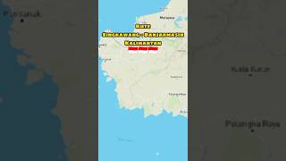 Animasi Perjalanan : Singkawang - Banjarmasin Rute Perjalanan 🇮🇩 #shorts #singkawang #banjarmasin