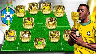 BRAZIL - All Time Best Iconic Squad Builder! Pelé, R9, Neymar!! FC Mobile