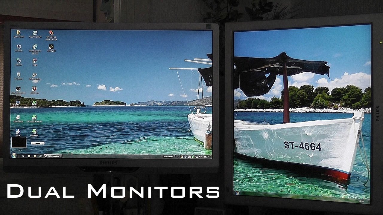 Dual Monitors Youtube