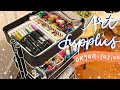 organizing all of my ART SUPPLIES // art cart tour!!