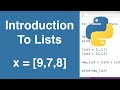 Introduction To Lists | Python Tutorial