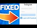 How To Fix Instagram Can’t Login with Facebook! - Error Solved on Android and IOS iPhone 2023