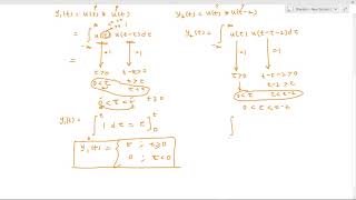 11. Convolution integral - Unit step with rectangular using properties